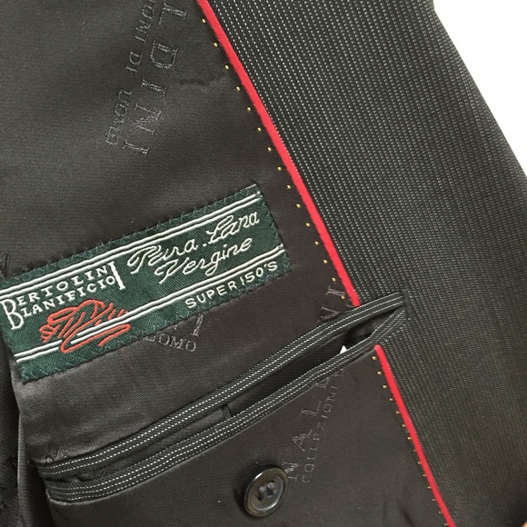 Naldini100% wool pin stripe 2-button blazer - Picture 3 of 6